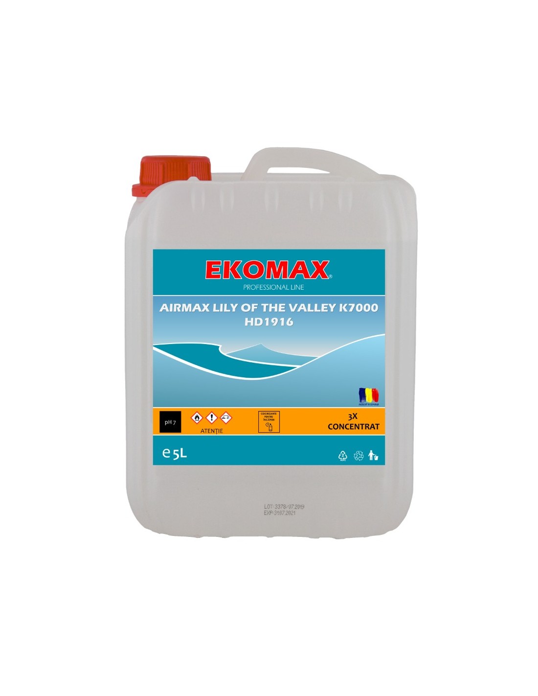 Airmax Lily Of The Valley K7000 odorizant profesional canistra 5 litri Airmax Lily Of The Valley K7000 odorizant profesional canistra 5 litri