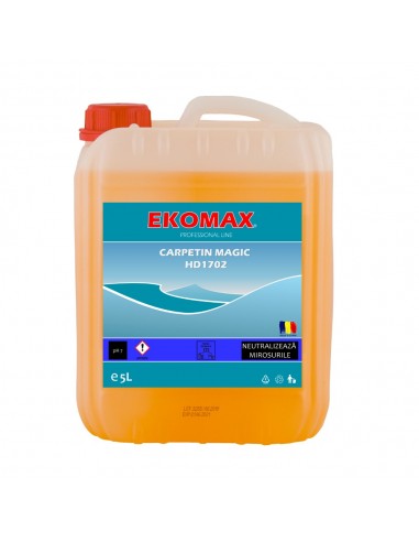 Carpetin Magic detergent manual covoare neutralizator mirosuri canistra 5 litri Carpetin Magic detergent manual covoare neutralizator mirosuri canistra 5 litri