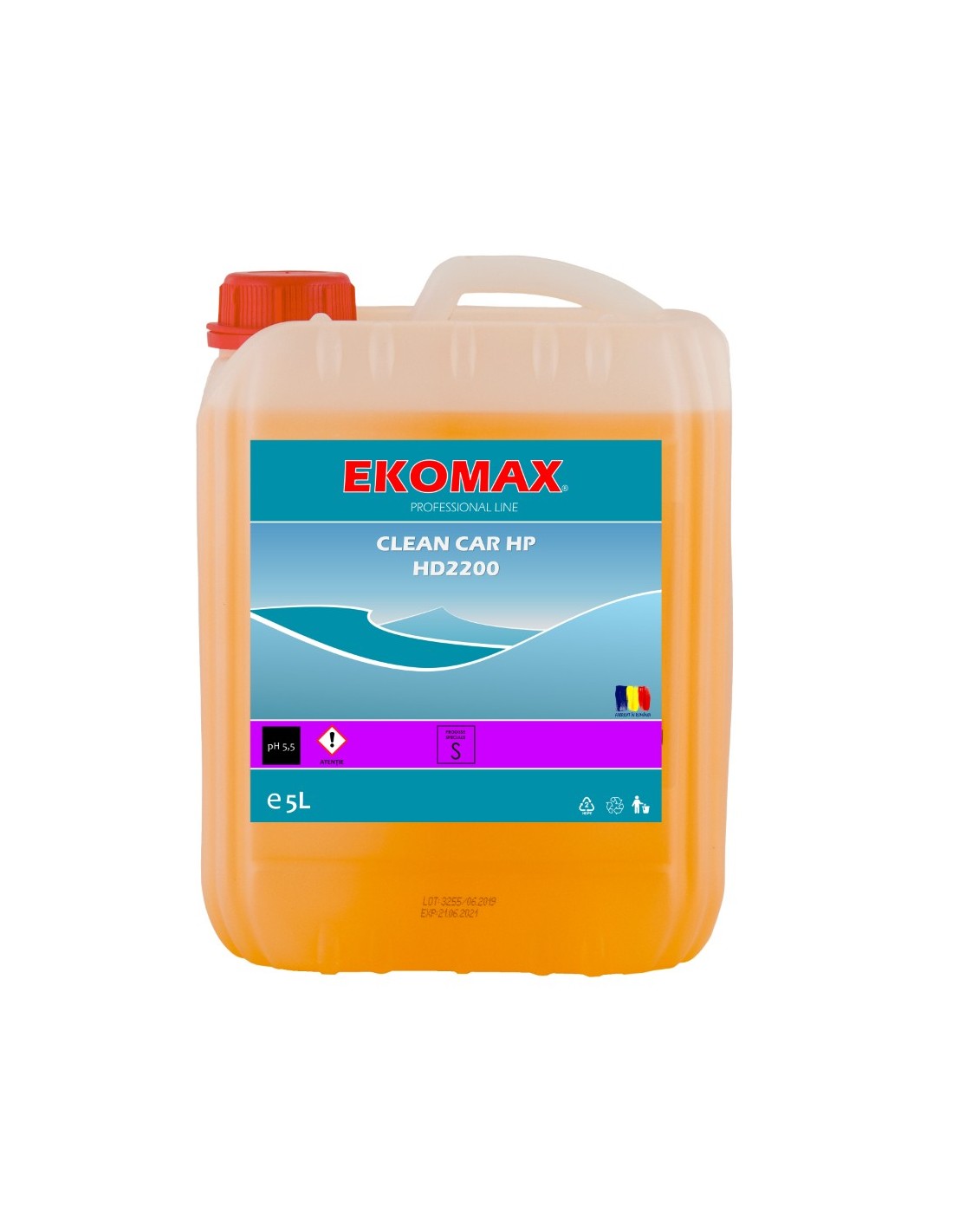 Clean Car HP sampon auto cu pH neutru canistra 5 litri Clean Car HP sampon auto cu pH neutru canistra 5 litri
