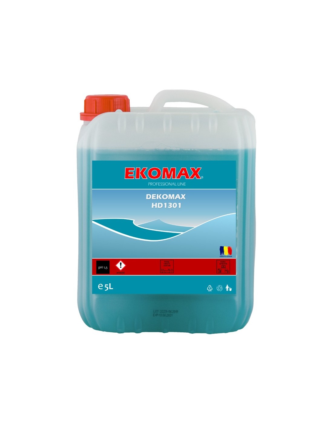 Dekomax detartrant gel parfumat canistra 5 litri Dekomax detartrant gel parfumat canistra 5 litri