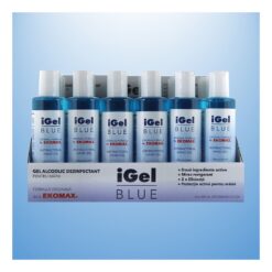 iGel Blue Gel alcoolic dezinfectant pentru maini flacon 200 ml