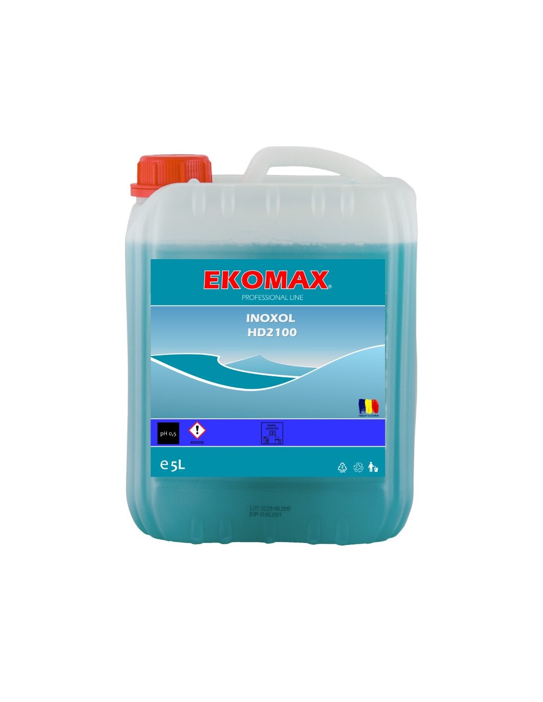 Inoxol detergent pentru inox canistra 5 litri Inoxol detergent pentru inox canistra 5 litri
