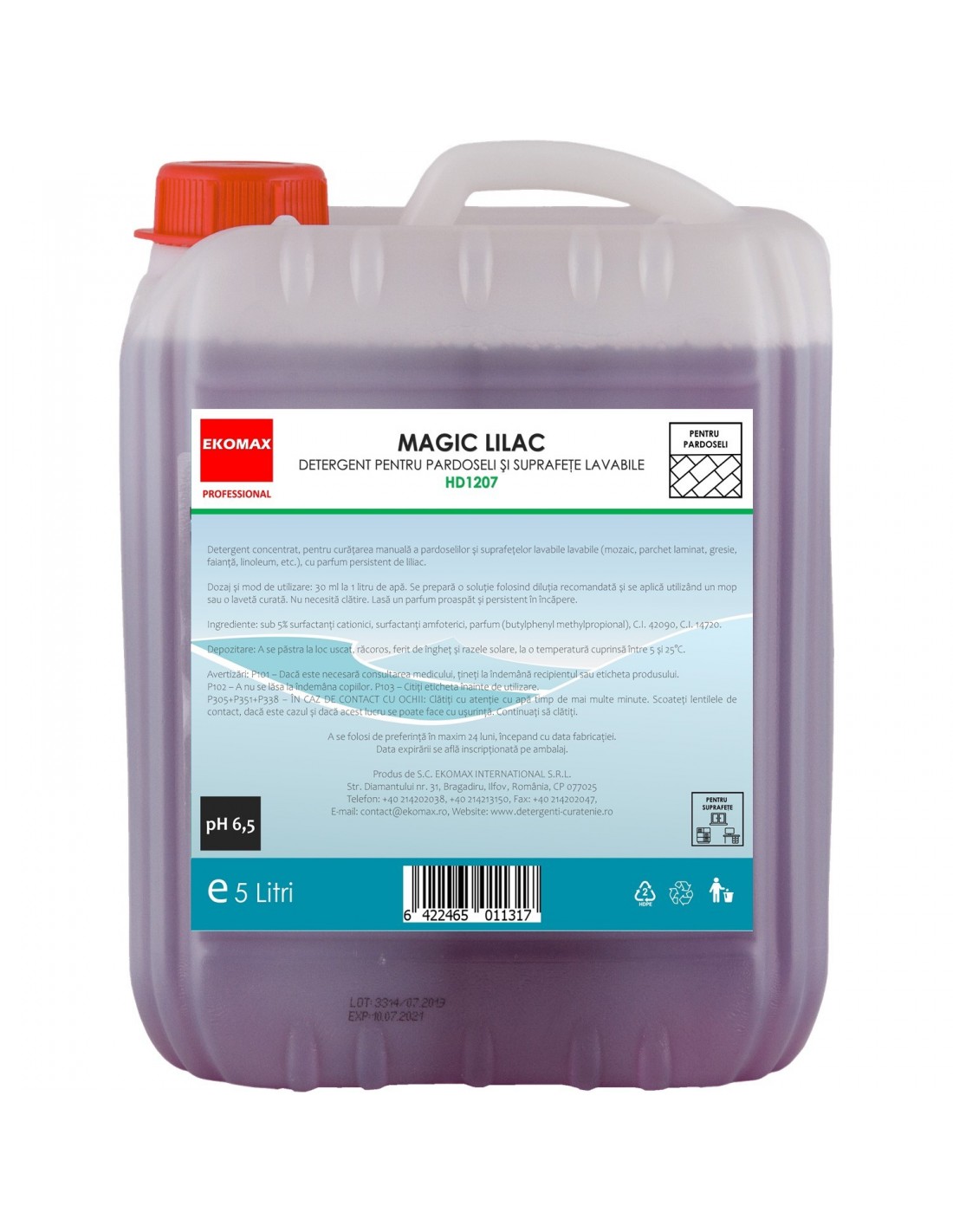 Magic Lilac detergent pardoseli canistra 5 litri Magic Lilac detergent pardoseli canistra 5 litri