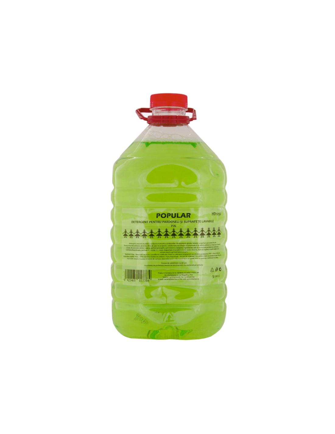 Popular Pin Floor Detergent pardoseli PET 5 litri Popular Pin Floor Detergent pardoseli PET 5 litri
