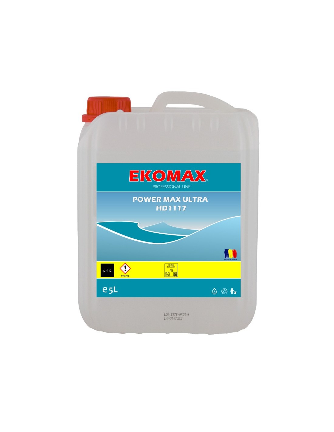 Power Max Ultra detergent lichid masina spalat vase canistra 5 litri Power Max Ultra detergent lichid masina spalat vase canistra 5 litri