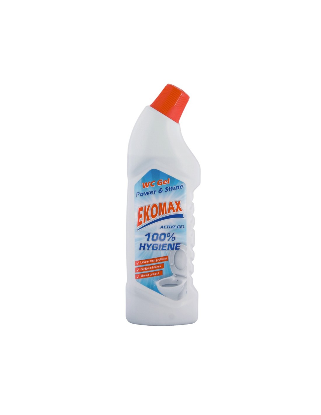 Power & Shine Active Gel detergent sanitar intensiv flacon 750 ml Power & Shine Active Gel detergent sanitar intensiv flacon 750 ml