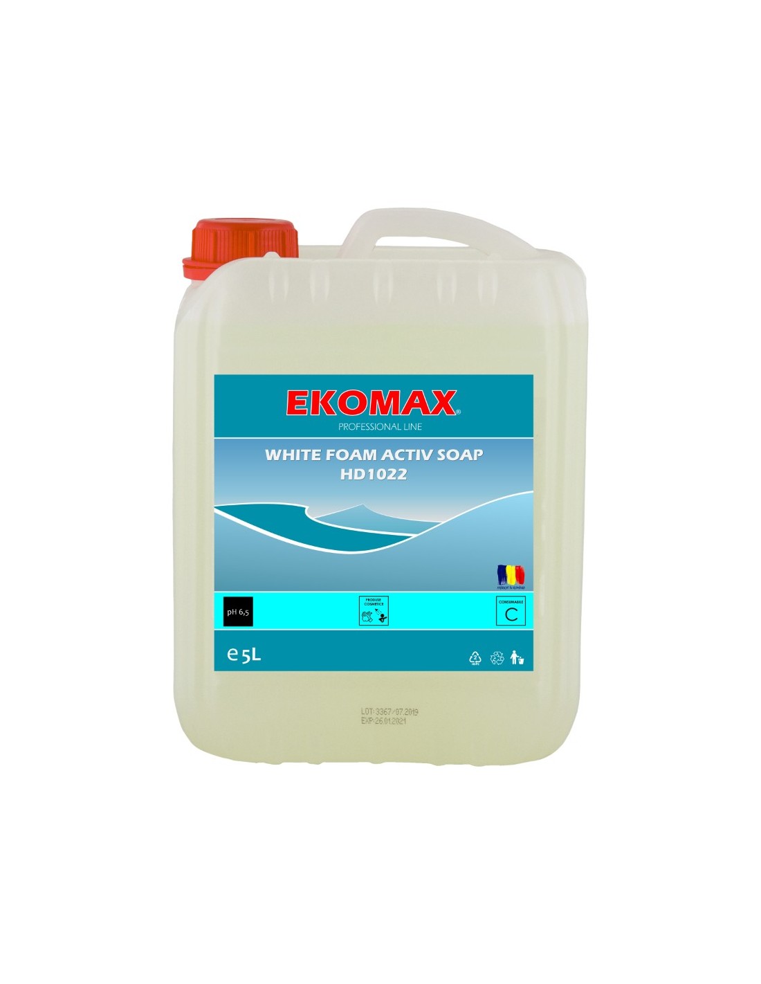 White Foam Active Soap sapun lichid dozatoare spumare canistra 5 litri White Foam Active Soap sapun lichid dozatoare spumare canistra 5 litri
