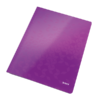 Dosar cu sina Leitz WOW, carton laminat, A4, 250 coli, mov Dosar cu sina Leitz WOW, carton laminat, A4, 250 coli, mov