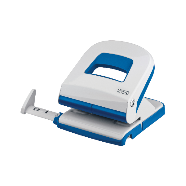 Perforator Novus Evolution E225, 25 coli, albastru Perforator Novus Evolution E225, 25 coli, albastru