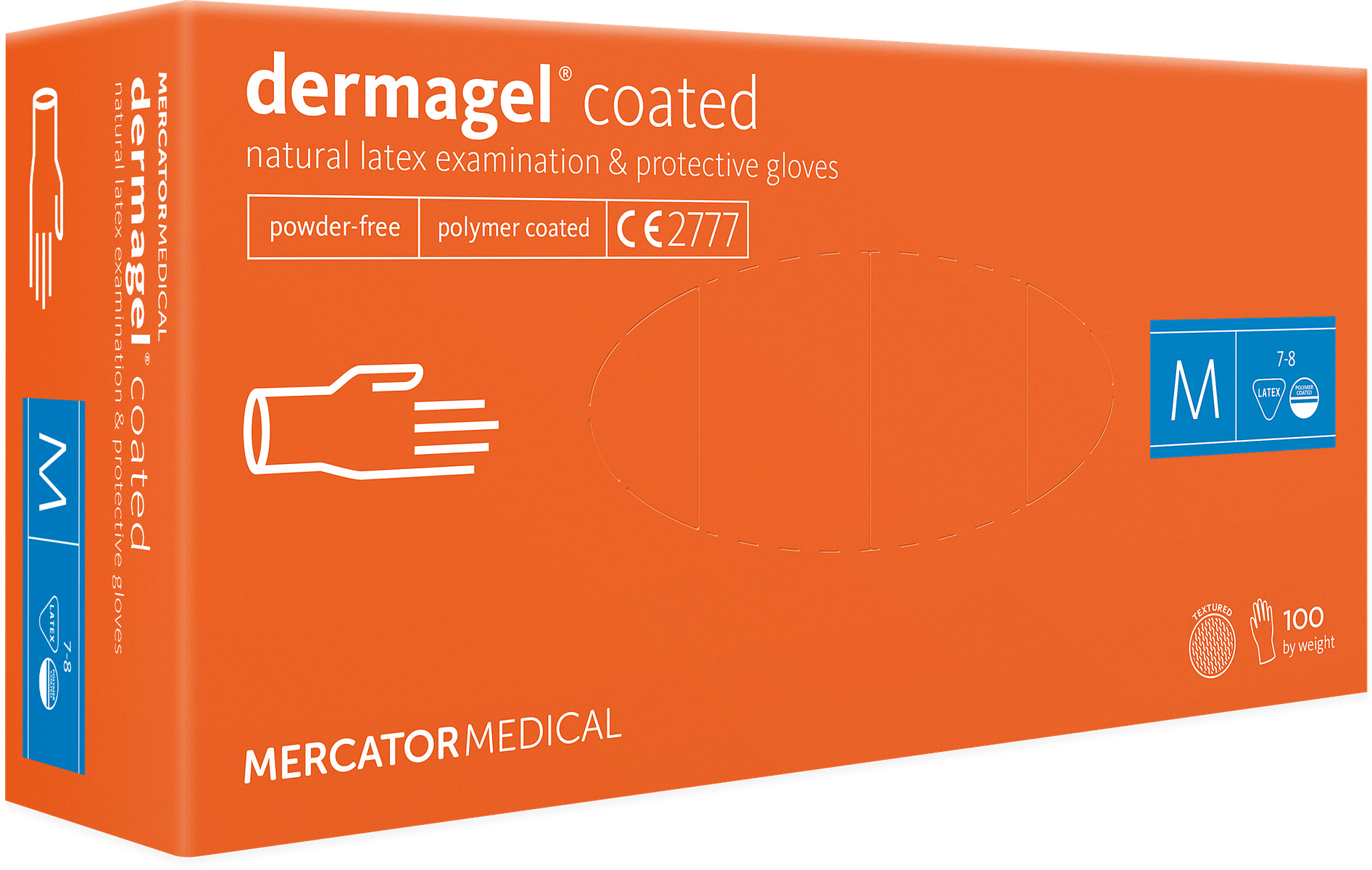DERMAGEL MANUSI NEPUDRATE LATEX 100 buc XS-S-M-L-XL DERMAGEL MANUSI NEPUDRATE LATEX 100 buc XS-S-M-L-XL