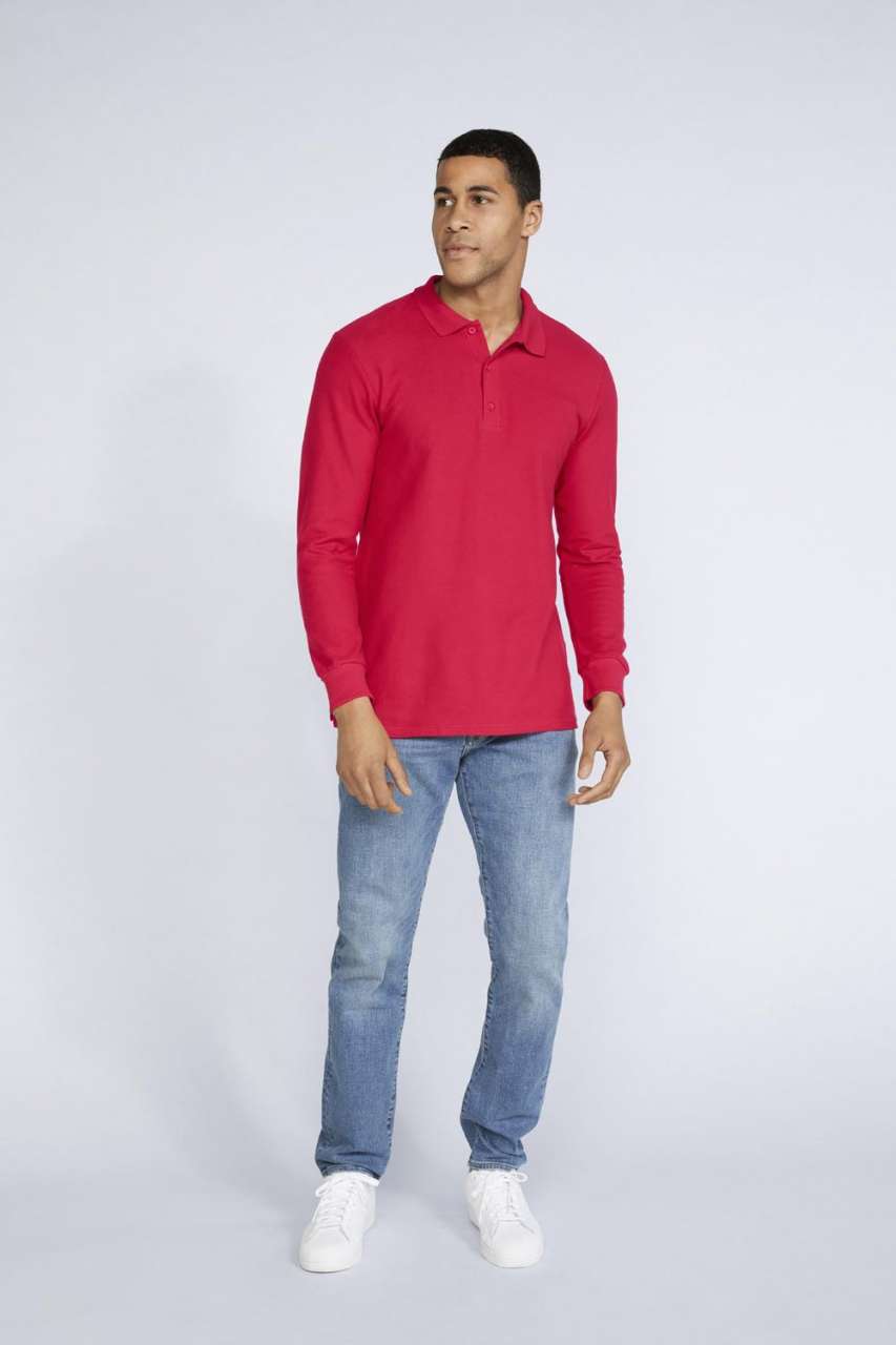 POLOSHIRT TRICOU POLO MANECI LUNGI DOUBLE PIQUE PREMIUM COTTON POLOSHIRT TRICOU POLO MANECI LUNGI DOUBLE PIQUE PREMIUM COTTON