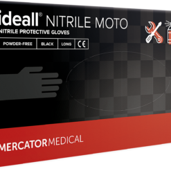 r-d-ideall nitrile moto long black-nitril nepudrate negru 290 mm M-L-XL-XXL