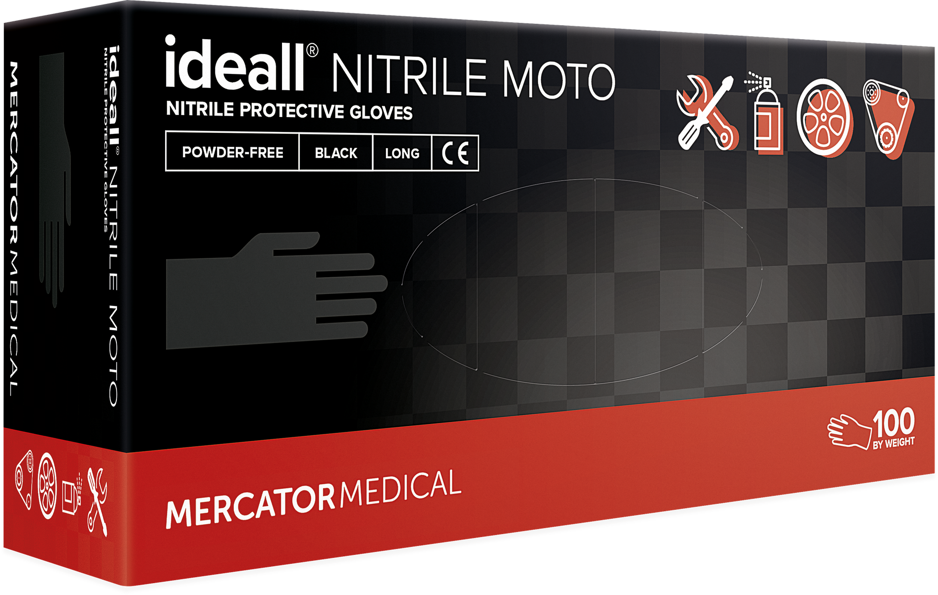 r-d-ideall nitrile moto long black-nitril nepudrate negru 290 mm M-L-XL-XXL r-d-ideall nitrile moto long black-nitril nepudrate negru 290 mm M-L-XL-XXL