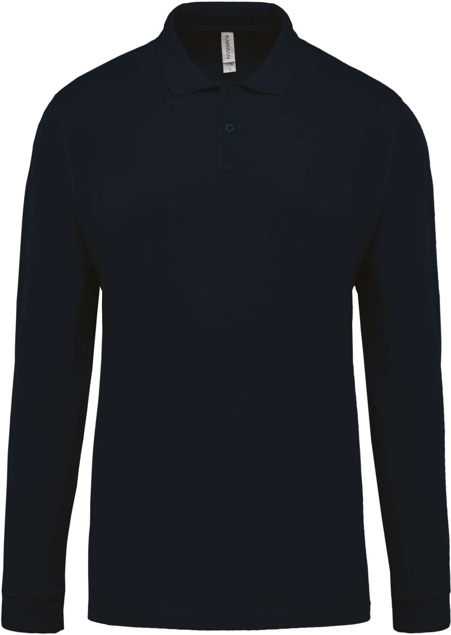POLOSHIRT TRICOU POLO MANECI LUNGI KARIBAN BARBATI POLOSHIRT TRICOU POLO MANECI LUNGI KARIBAN BARBATI