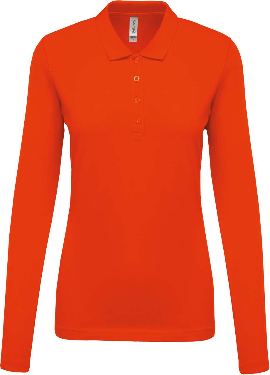 POLOSHIRT TRICOU POLO MANECI LUNGI KARIBAN DAMA POLOSHIRT TRICOU POLO MANECI LUNGI KARIBAN DAMA