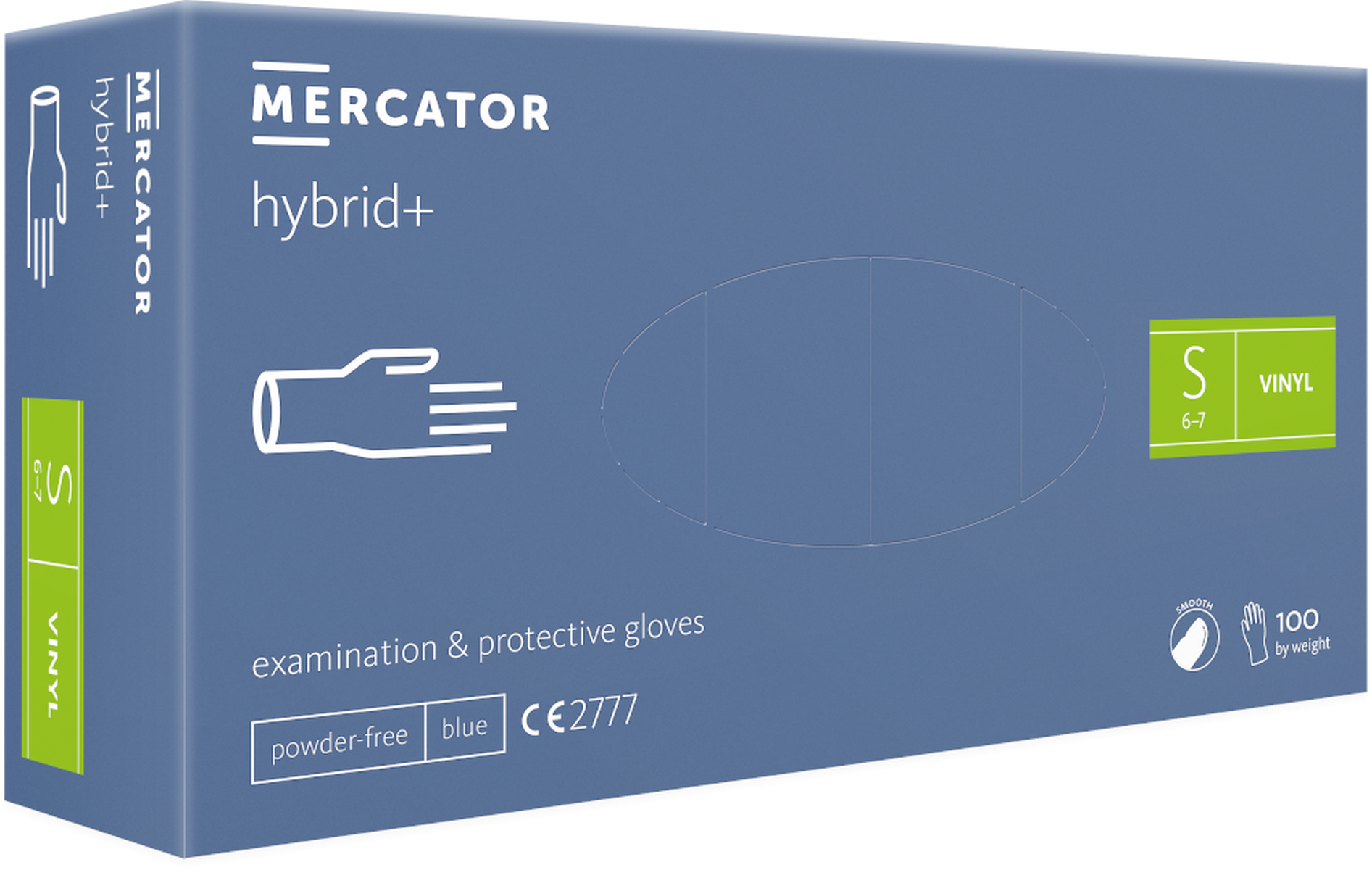 MERCATOR HYBRID nepudrate100 buc S-M-L-XL MERCATOR HYBRID nepudrate100 buc S-M-L-XL