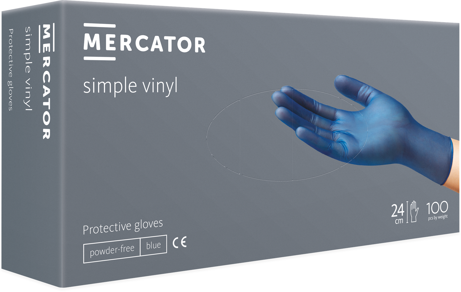 VINYL MERCATOR BLUE PF nepudrate 100 bcu S-M-L-XL VINYL MERCATOR BLUE PF nepudrate 100 bcu S-M-L-XL