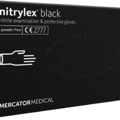 NITRYLEX BLACK PF  NEPUDRATE 100 buc XS-S-M-L-XL