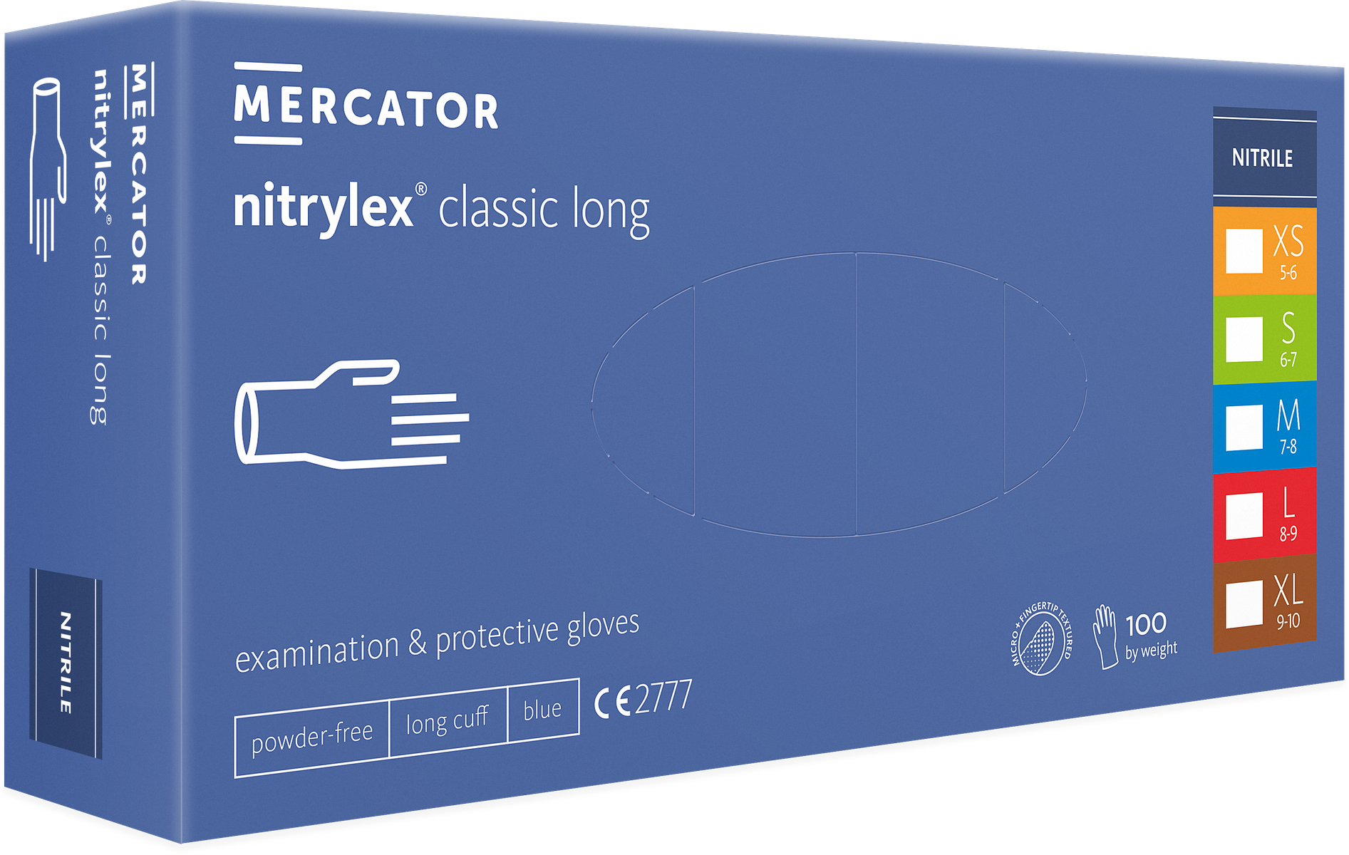 NITRYLEX CLASSIC LONG nepudrate lungi 100 buc S-M-L-XL NITRYLEX CLASSIC LONG nepudrate lungi 100 buc S-M-L-XL