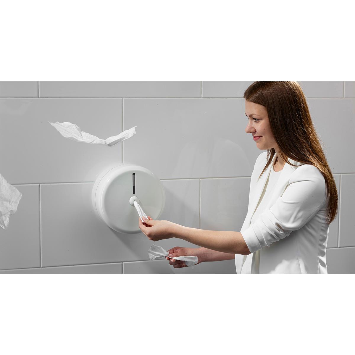 Rola prosop hartie autocut pentru dozatoare manuale Celtex 285m, 2 str, alba 6 role/bax, Rola prosop hartie autocut pentru dozatoare manuale Celtex 285m, 2 str, alba 6 role/bax,