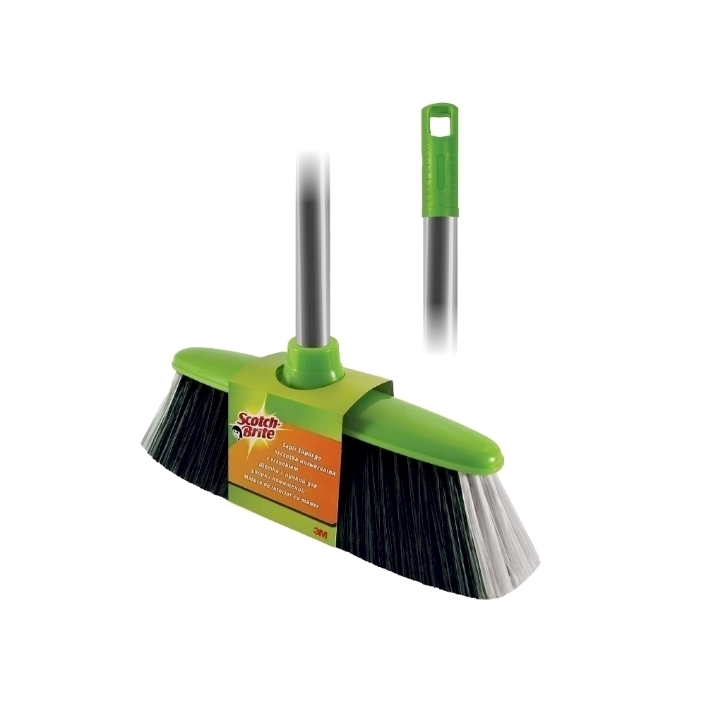 Matura Scotch-Brite pentru interior, cu maner Matura Scotch-Brite pentru interior, cu maner