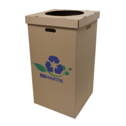 Cos carton RTC, colectare selectiva HARTIE, 400 x 400 x 795 mm