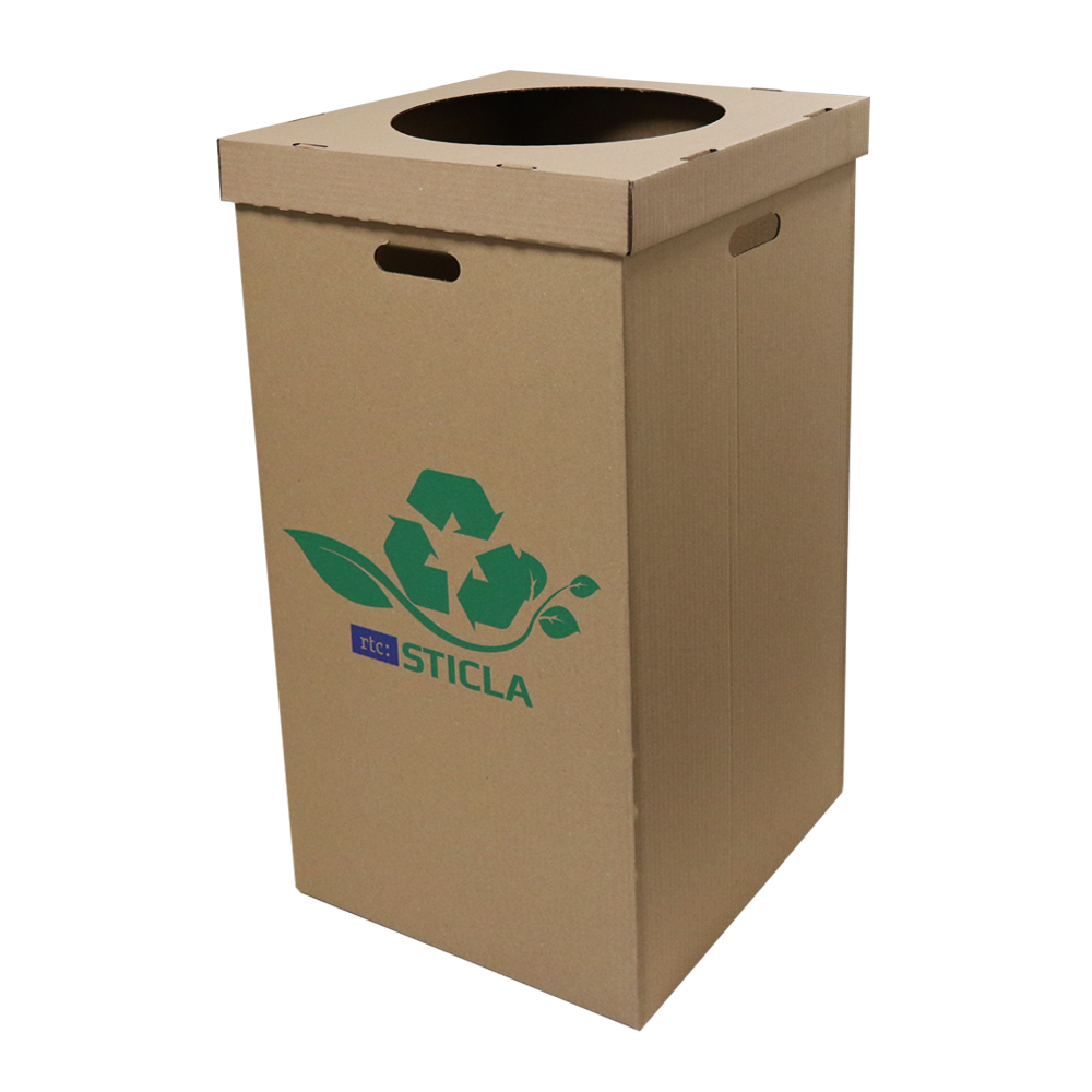 Cos carton RTC, colectare selectiva STICLA, 400 x 400 x 795 mm Cos carton RTC, colectare selectiva STICLA, 400 x 400 x 795 mm