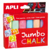 Creta Jumbo, colorata, 6 culori