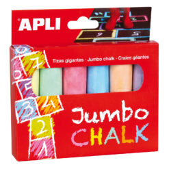Creta Jumbo, colorata, 6 culori