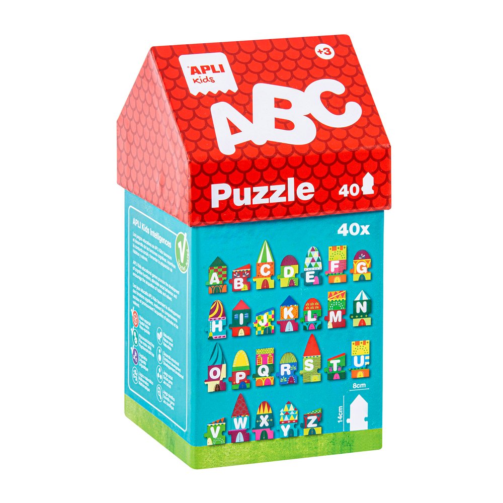 Puzzle Casuta ABC, Apli, 40 piese Puzzle Casuta ABC, Apli, 40 piese
