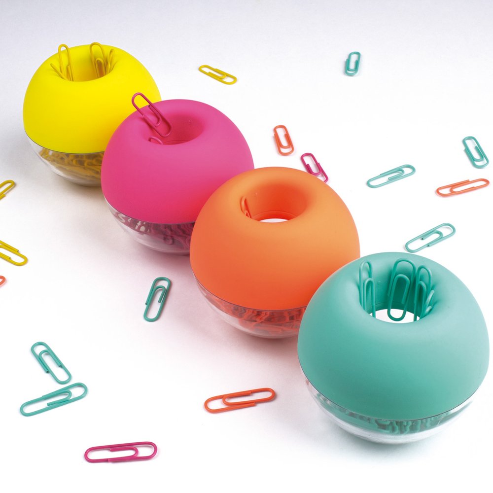 Dispenser magnetic Apli Fluor Collection, pentru agrafe, diverse culori Dispenser magnetic Apli Fluor Collection, pentru agrafe, diverse culori