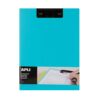 Clipboard Apli A4 PP cu clapa albastru deschis, clip metalic, rezistent