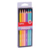 Set 6 creioane colorate Apli Jumbo Pastel Set 6 creioane colorate Apli Jumbo Pastel