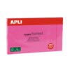 Notite adezive, Apli, 125 x 75 mm, magenta, 100 file/set