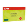 Notite adezive, Apli, 125 x 75 mm, verde, 100 file/set