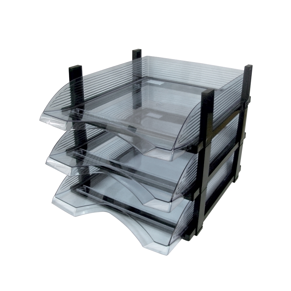 Set 3 tavite suprapozabile Flaro, plastic, transparent Set 3 tavite suprapozabile Flaro, plastic, transparent