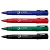 Marker permanent A-series, varf rotund 2 mm, 4 culori/set