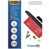 Folie pentru laminare Fellowes, 175 microni, A4, 100 coli/top