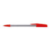 Pix fara mecanism, corp transparent, scriere rosu, 50 bucati/cutie