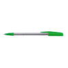 Pix fara mecanism, corp transparent, scriere verde, 50 bucati/cutie