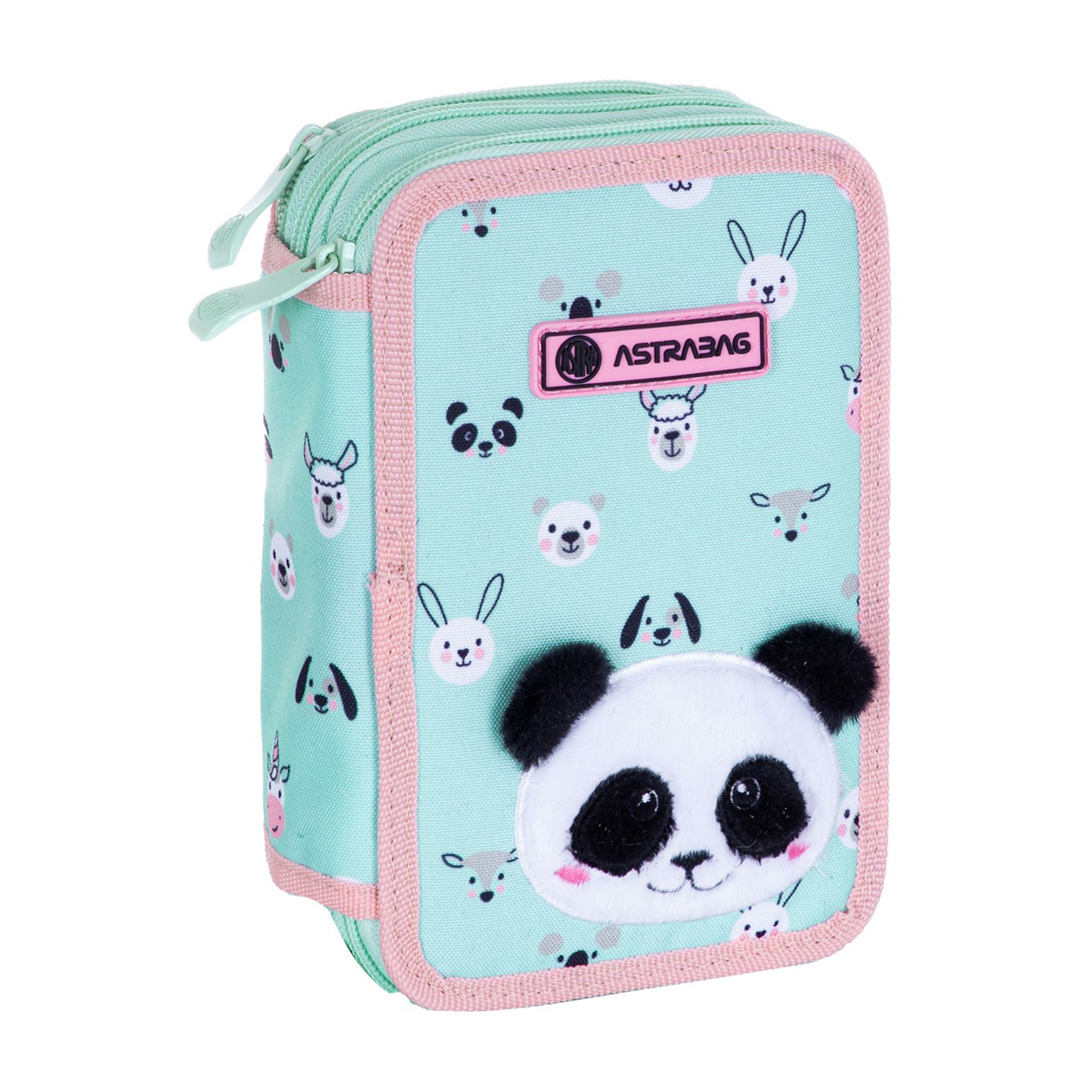 Penar scolar Astra, echipat, 3 compartimente, colectia Panda Penar scolar Astra, echipat, 3 compartimente, colectia Panda