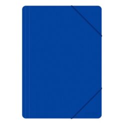 Mapa din plastic cu elastic, Memoris Precious, albastru