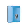 Dispenser plastic Racon hartie igienica pliata, culoare bleu