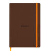 Notebook A5 Rhodiarama, 80 file, ivory, dictando, bronz