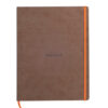 Notebook  A4+ Rhodiarama, 80 file, ivory dictando, maro