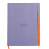 Notebook  A4+ Rhodiarama, 80 file, ivory dictando, albastru