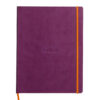 Notebook  A4+ Rhodiarama, 80 file, ivory dictando, mov