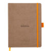 Meeting Book A5+ Rhodiarama, 80 file, taupe