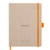 Meeting Book A5+ Rhodiarama, 80 file, bej