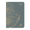 Caiet capsat A5 Forever Clairefontaine, 48 file, dictando hartie reciclata, gri